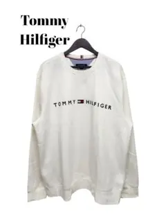 114410　Tommy Hilfiger　ロゴ刺繍　スウェット