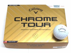 新品★キャロウェイ★クロム ツアー トリプル トラック★CHROME TOUR TRIPLE TRACK★2024★ホワイト★1箱★12球★1ダース