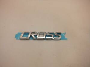 トヨタ ヤリスクロス バック CROSS エンブレム