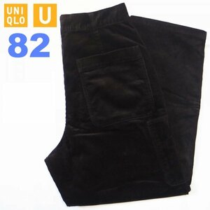 82 コーデュロイワイド ワークパンツ uniqlo u コーデュロイ ワイド ワイドパンツ 茶色 ダークブラウン ダーク ブラウン dark brown