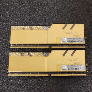 G.SKILL TRIDENTZ ROYAL DDR4-3200MHz 32GB (16GB×2枚キット) F4-3200C16D-32GTRG 動作確認済み デスクトップ用 PCメモリ 