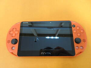 067) ジャンク PlayStation Vita PCH-2000 ネオン・オレンジ 本体のみ 現状品