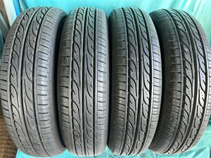 ②2022年製145/80R13バリ山！ツブ付き！中古タイヤ4本セット　EC202 DUNLOP ダンロップ 