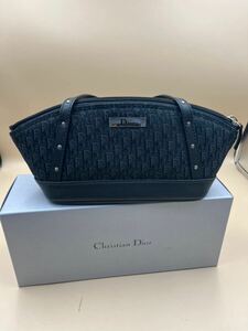 【極美品】Christian Dior クリスチャン ディオール ストリートシック トロッター ハンドバッグ ミニバッグ キャンバス