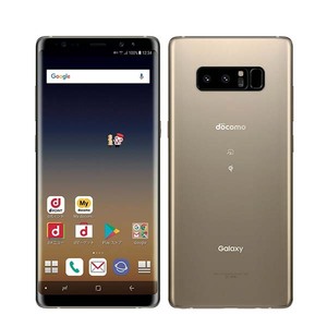 バッテリー80％以上 良品 SC-01K Galaxy Note 8 メープルゴールド 中古 SIMフリー SIMロック解除済