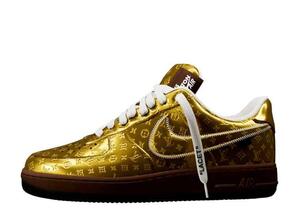 Louis Vuitton Nike Air Force 1 Low by Virgil Abloh "Gold" 25.5cm 1A9VG3