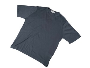 メンズ M ジョンスメドレー 最高級コットン クルーネック Tシャツ S4676 ダークグレー GRANITE JOHN SMEDLEY イギリス製★同梱不可