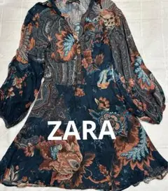 ZARA モロッコ製　チュニックワンピース