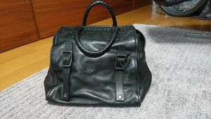 ◆BOTTEGA VENETA　ボッテガ ヴェネタ◆ビジネスバッグ　ブラック◆中古