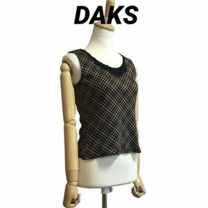 DAKS チェック タンクトップ