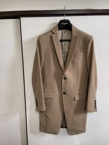 【即決】【良品】 ATO アトウ COAT チェスターコート ロングジャケット beige ベージュ 即決早い者勝ち