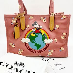 【DISNEY X COACH】トート！フローラル アンド ミッキーマウス！