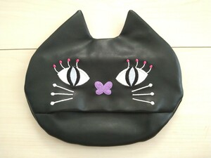 【新品】ANNA SUI アナ・スイ ティッシュケース ポーチ 黒猫 キャット