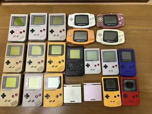 Nintendo GAMEBOY ゲームボーイカラー ゲームボーイポケット まとめて21点 本体 ジャンク