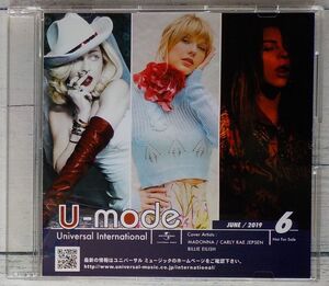 U-mode マドンナ ビリー・アイリッシュ カーリー・レイ・ジェプセン ★非売品 プロモ盤 Billie Eilish Carly Rae Jepsen Taylor Swift