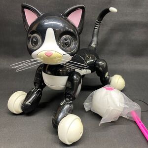 Y696　【 ハロー！ウ～ニャン 】 猫じゃらしボール付き ジャンク タカラトミー 里親 猫 猫型ロボット 充電コード無し 動作未確認 TOMY 