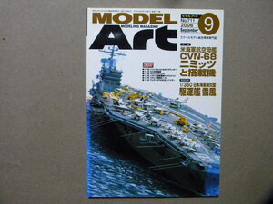 ▲モデルアート№711▲米海軍航空母艦CVN-68ニミッツと搭載機～ピットロード1/700 トランペッター1/350▲F-14トムキャット&F/A-18/等/