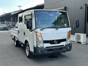 動画有！売り切り！H21年 日産 アトラス ATLAS Wキャブ ダブルキャブ 積載1250kg 2.9L ディーゼル 5速MT エンジン好調！佐賀福岡