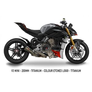 DUCATI STREETFIGHTER V4 2020～2024 AUSTINRACING DE-CAT エキゾーストマフラー オースティンレーシング