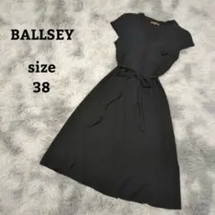 【BALLSEY】ボールジィ　ワンピース　ロングワンピース　シンプル　黒