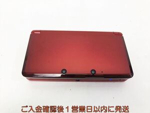 【1円】ニンテンドー3DS 本体 フレアレッド 任天堂 CTR-001 初期化/動作確認済 ゲーム機本体 画面ヤケあり N03-301kk/F3