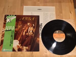 【帯付LP】ABBA / アバ(DSP-4001) / SOS / MAMMA MIA / STIG ANDERSON / 76年日本盤初版盤 / 盤スレ有