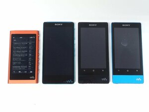 ユ■/Zこ7933　SONY ソニー WALKMAN ウォークマン NW-A55、NW-F886、NW-F806、NW-F805 訳ありジャンク 4台//保証無