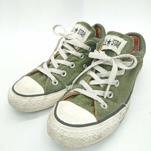 ◇ CONVERSE コンバース 31304570 スニーカー サイズ23 カーキ オレンジ レディース E