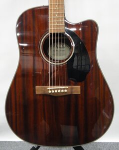 管理番号=a2955135【中古】Fender フェンダー CD-60SCE All Mahogany エレアコギター ノーメンテ 現状渡し