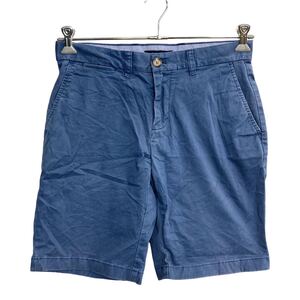 TOMMY HILFIGER チノショートパンツ W30 トミーヒルフィガー ブルー 古着卸 アメリカ仕入 2305-740