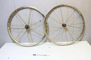 金シャマ!希少ゴールド! ○Campagnolo カンパニョーロ SHAMAL ULTRA C15 GOLD シマノフリー 11s対応 クリンチャー ホイールセット