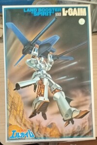 バンダイ プラモデル　1／144 重戦機エルガイム ランドブースタースピリッツ装備型 未組立品　箱傷み有り