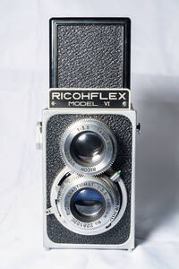 RICHOFLEX Ⅳ　リコーフレックスⅣ 革ケース、レンズフード付