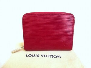 【未使用保管品】 ルイヴィトン LOUIS VUITTON エピ シルバー金具 ジッピーコインパース 小銭入れ メンズ レディース