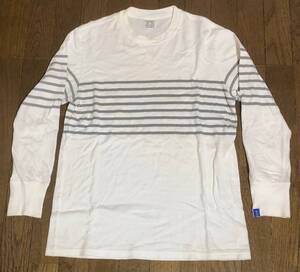 中古★LOOPWHEELER ループウィラー★長袖Tシャツ★ボーダー