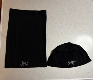 ARC’TERIX BEANIE NECK GAITER BLACK アークテリクス ビーニー ネックゲイター セット 黒