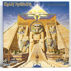 【EU盤 LP】IRON MAIDEN / POWERSLAVE パワースレイヴ / アイアン・メイデン「ACES HIGH / 撃墜王の孤独」STERING 歌詞付 EMI EJ2402001 ▲