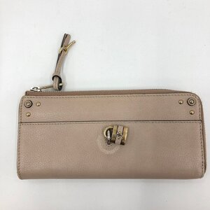 Chloe　クロエ　長財布　ウォレット　L字ファスナー　鍵付き　【DABE3098】