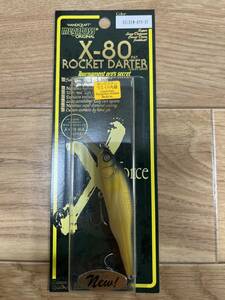 【Megabass】X-80ロケットダーター GOLDEN-AYU-OT 2002年製 タングステンウエイト内蔵