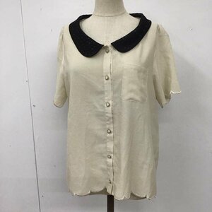 LOWRYS FARM M ローリーズファーム シャツ、ブラウス 半袖 Shirt Blouse ベージュ / ベージュ / 10114008