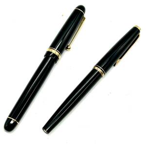 TY1862■万年筆 2本 まとめ MONTBLANC モンブラン W-GERMANY / PILOT パイロット CUSTOM 74 ペン先 14K 585 筆記動作未確認