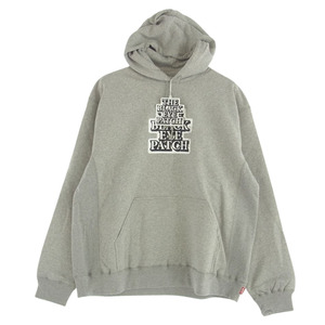 BlackEyePatch ブラックアイパッチ 21AW BEPFW21TP27 OG LABEL HOODIE レーベル ロゴ フーディー パーカー【極上美品】【中古】