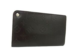 1円 ■美品■ LOUIS VUITTON ルイヴィトン M66450 モノグラムグラセ ホイスト 長財布 ウォレット メンズ ダークブラウン系 FE7103