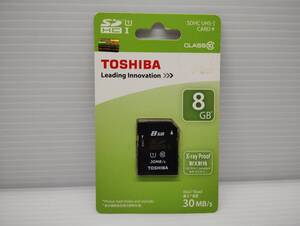 未開封品・未使用品　SDHCカード　8GB　TOSHIBA　メモリーカード　SDカード