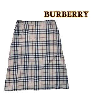 美品 BURBERRY LONDON バーバリー ロンドン ノバチェック スカート 38