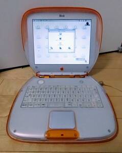 ○綺麗Apple iBook G3 タンジェリン クラムシェル 300MHz 64MB CD