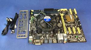 【中古】H87M-E Microマザー + i3-4340 3.60GHz + 4GB メモリー 動作確認品