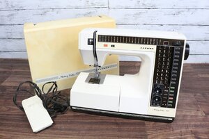 【ト長】JANOME ジャノメ Memory Craft 6000 メモリークラフト MODEL 6000 ミシン 裁縫 ソーイング ハンドクラフト 手芸 手工芸 IC834IOC36