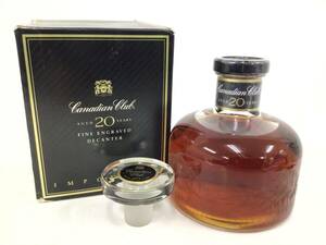 ウイスキー whisky カナディアンクラブ 20年 750ml 40% 重量番号:2(RW61)