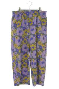 アクネストゥディオズ ロングパンツ FLOWER PRINT TROUSERS FA-UX-TROU000063 サイズ:L 花柄イージーワイドロングパンツ 中古 BS55